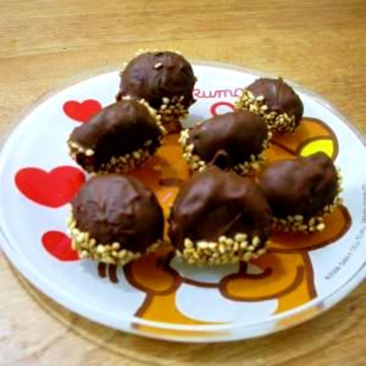 甘栗があま~~い、チョコのいが栗に大変身!!!